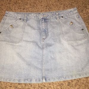 jean skirt